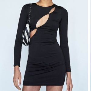 Princess Polly Zelda Mini Dress Black Size 4